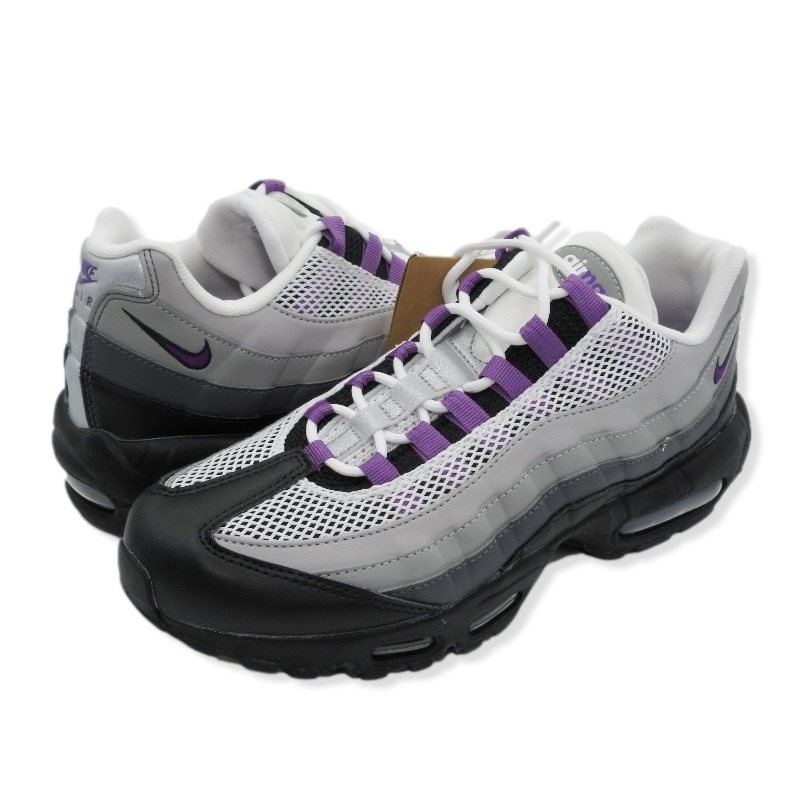 未使用 NIKE ナイキ 27.5cm WMNS AIR MAX 95 DH8015-003 ウィメンズ エアマックス95 BLACK/DISCO PURPLE-PEARL GREY 70015359_画像2