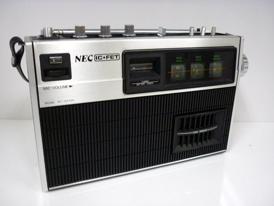 ☆NEC IC+FET 3バンドラジオ NT-12P12H FM SW MW 短波ラジオ ☆NEC IC+FET 3バンドラジオ NT-12P12H FM SW MW 短波ラジオ