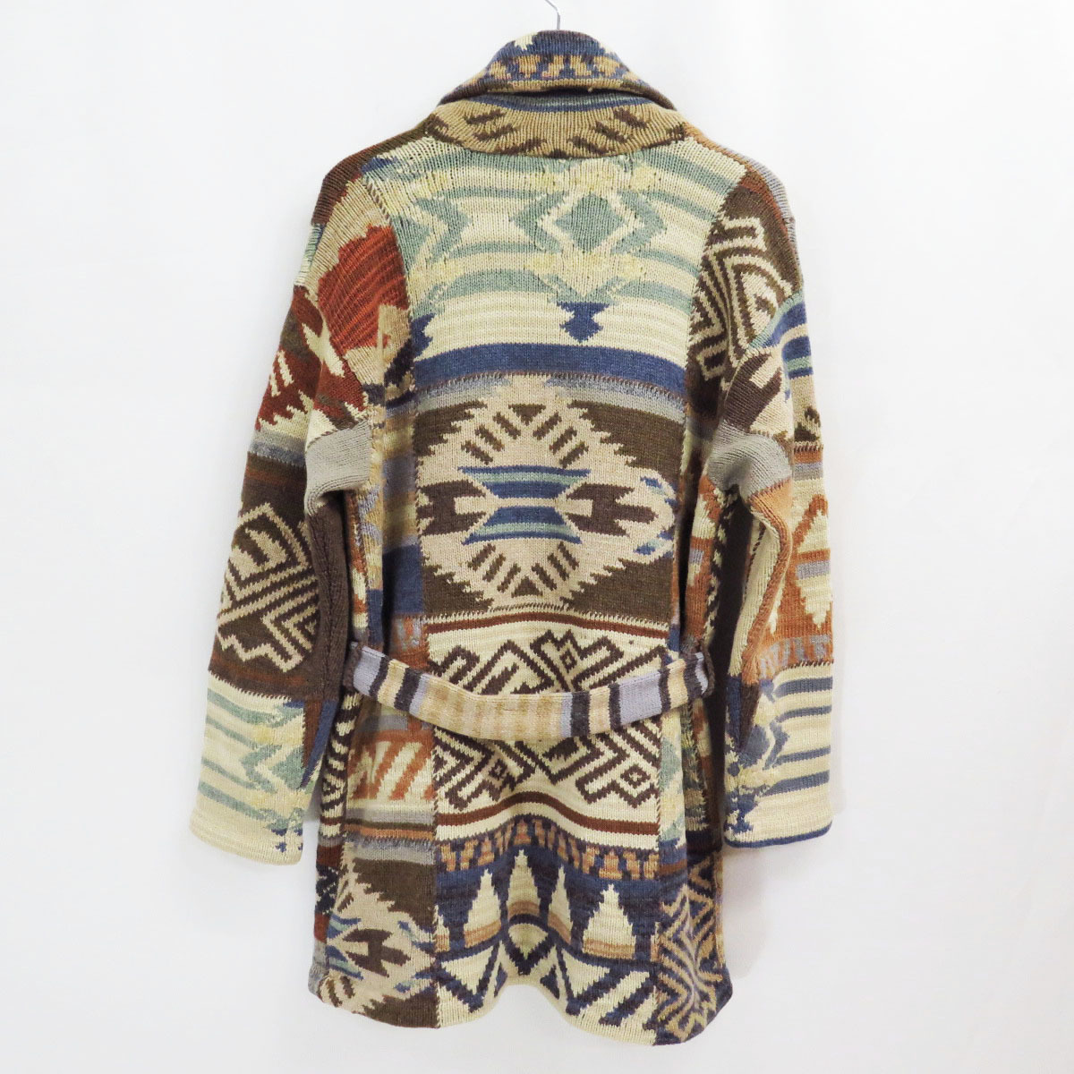 80s RALPH LAUREN NAVAJO EXCLUSIVE HAND KNIT CARDIGAN ラルフローレン ネイティブ ハンド ニット カーディガン ビンテージ キムタク着用_画像2