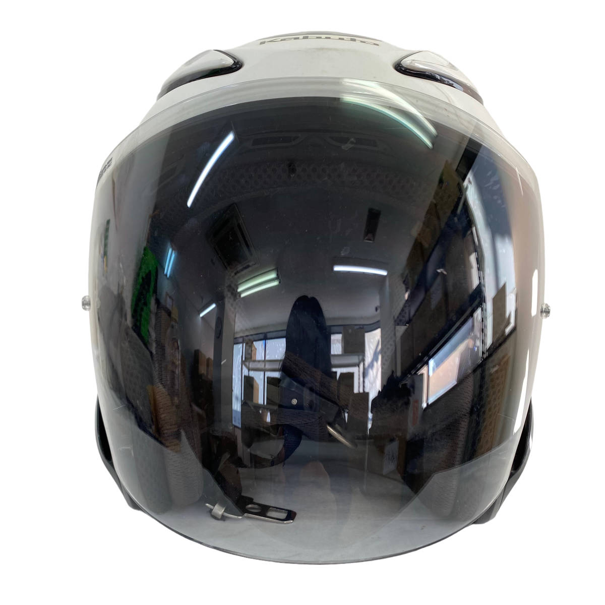 【即決】 OGK Kabuto オージーケーカブト ジェットヘルメット AVAND2 アヴァンド2 白系 ホワイト系 Ｌサイズ　5712-100_画像2