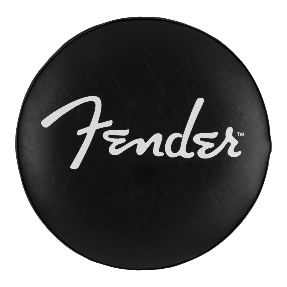 Fender フェンダー Spaghetti Logo Pick Pouch Barstool Black/Chrome 24 スツール バースツール 椅子 ギター用椅子_画像3