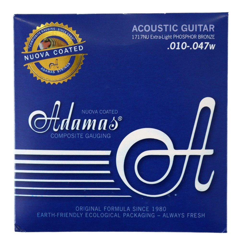 OVATION 1717NU EX-LIGHT ADAMAS NUOVA Corted Acoustic Guitar Strings アコースティックギター弦_画像1