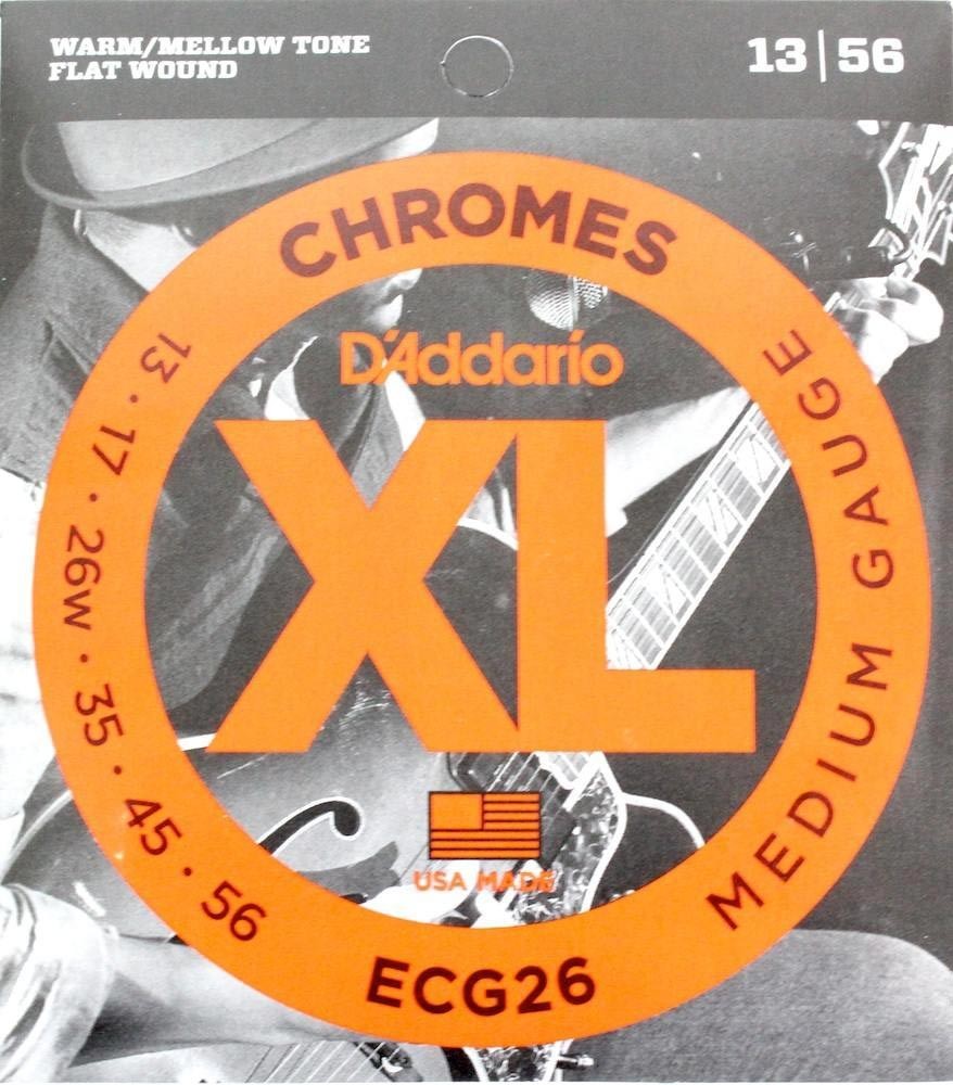 ダダリオ ギター弦 フラットワウンド D'Addario ECG26 エレキギター弦 13-56_画像1