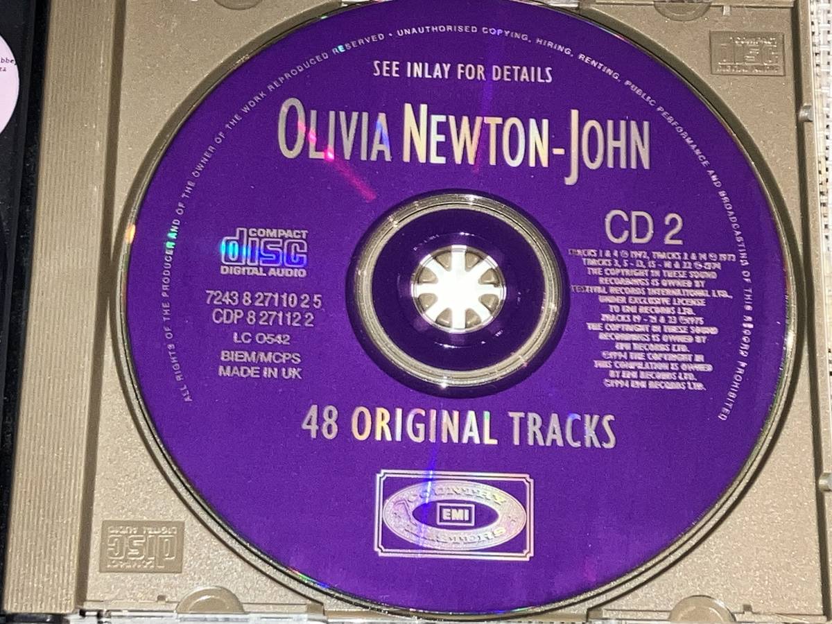 送料込み OLIVIA NEWTON-JOHN オリビア・ニュートン・ジョン / 48 ORIGINAL TRACKS 1971-1975 2CD 即決_画像3