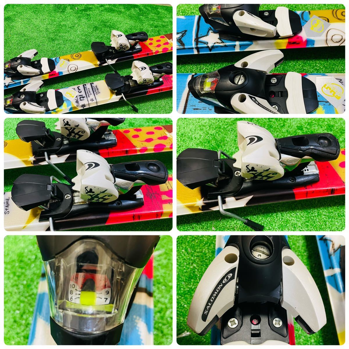 希少 SALOMON サロモン テンエイティ スラスター 171cm TWIN-TIP 希少 SALOMON サロモン テンエイティ スラスター 171cm TWIN-TIP
