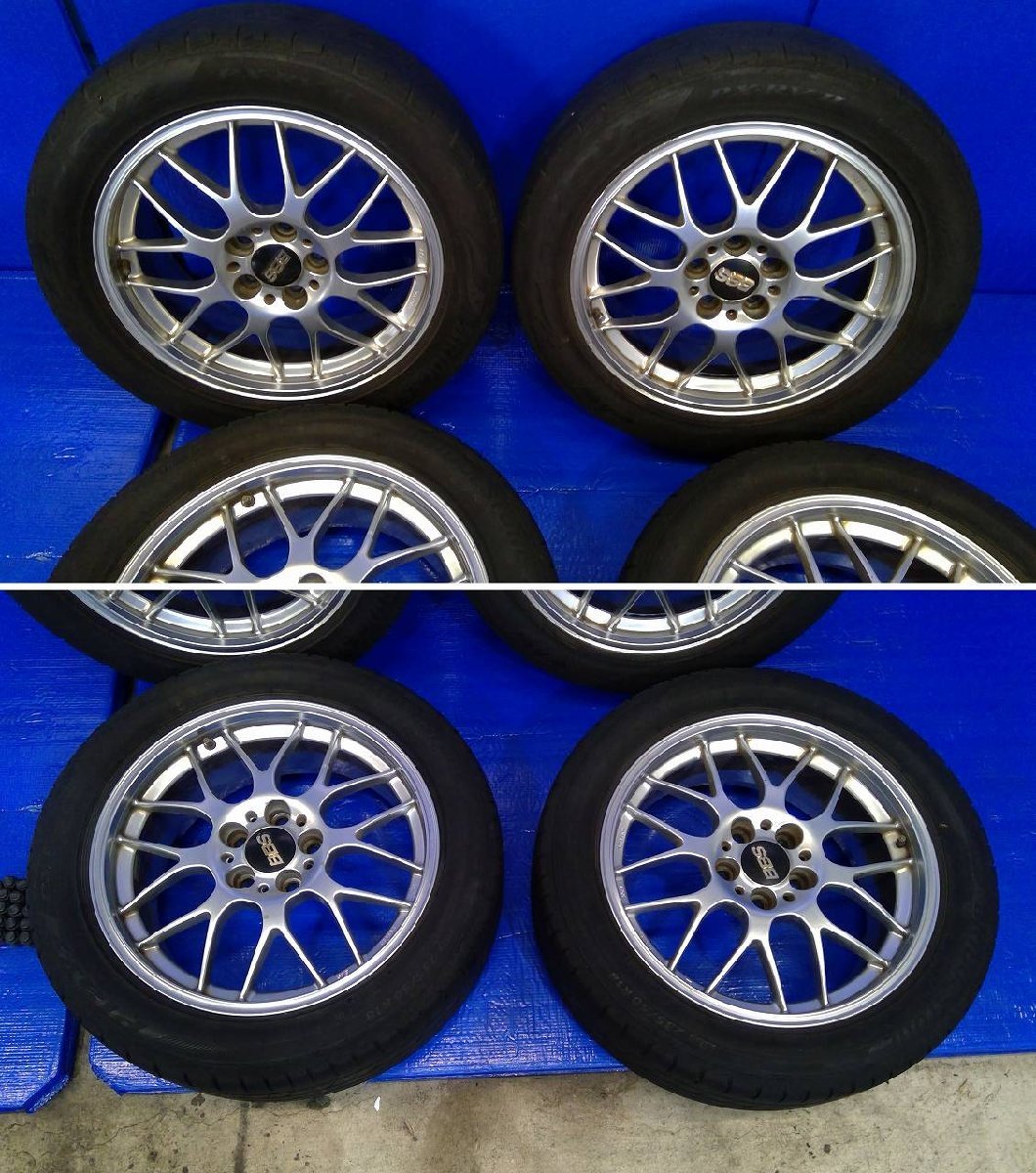 BBS RG 738 18インチ アルミホイール 18x7.5J +45 18ｘ7.5J +50 5穴 PCD:114.3 4本セット BBS専用ナット付 ノア ヴォクシー アル ヴェル等_画像6