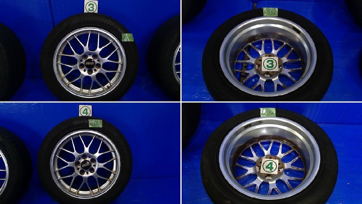 BBS RG 738 18インチ アルミホイール 18x7.5J +45 18ｘ7.5J +50 5穴 PCD:114.3 4本セット BBS専用ナット付 ノア ヴォクシー アル ヴェル等_画像8