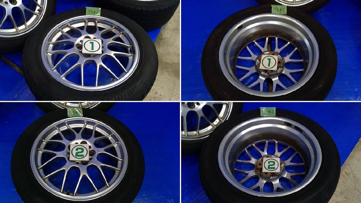 BBS RG 738 18インチ アルミホイール 18x7.5J +45 18ｘ7.5J +50 5穴 PCD:114.3 4本セット BBS専用ナット付 ノア ヴォクシー アル ヴェル等_画像7