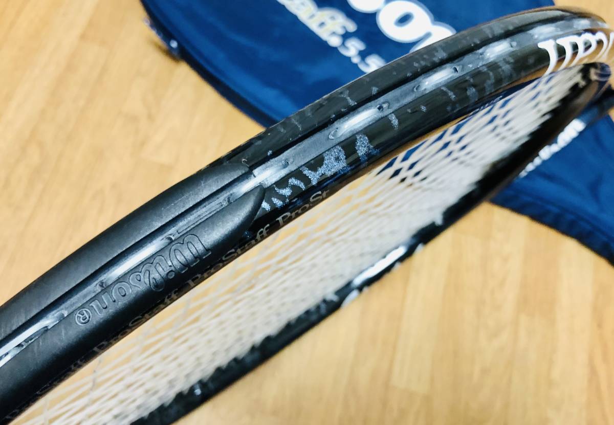 送料無料 テニスの王子様 切原赤也 美品 WILSON PRO STAFF 5 5 送料無料 テニスの王子様 切原赤也 美品 WILSON PRO STAFF 5 5