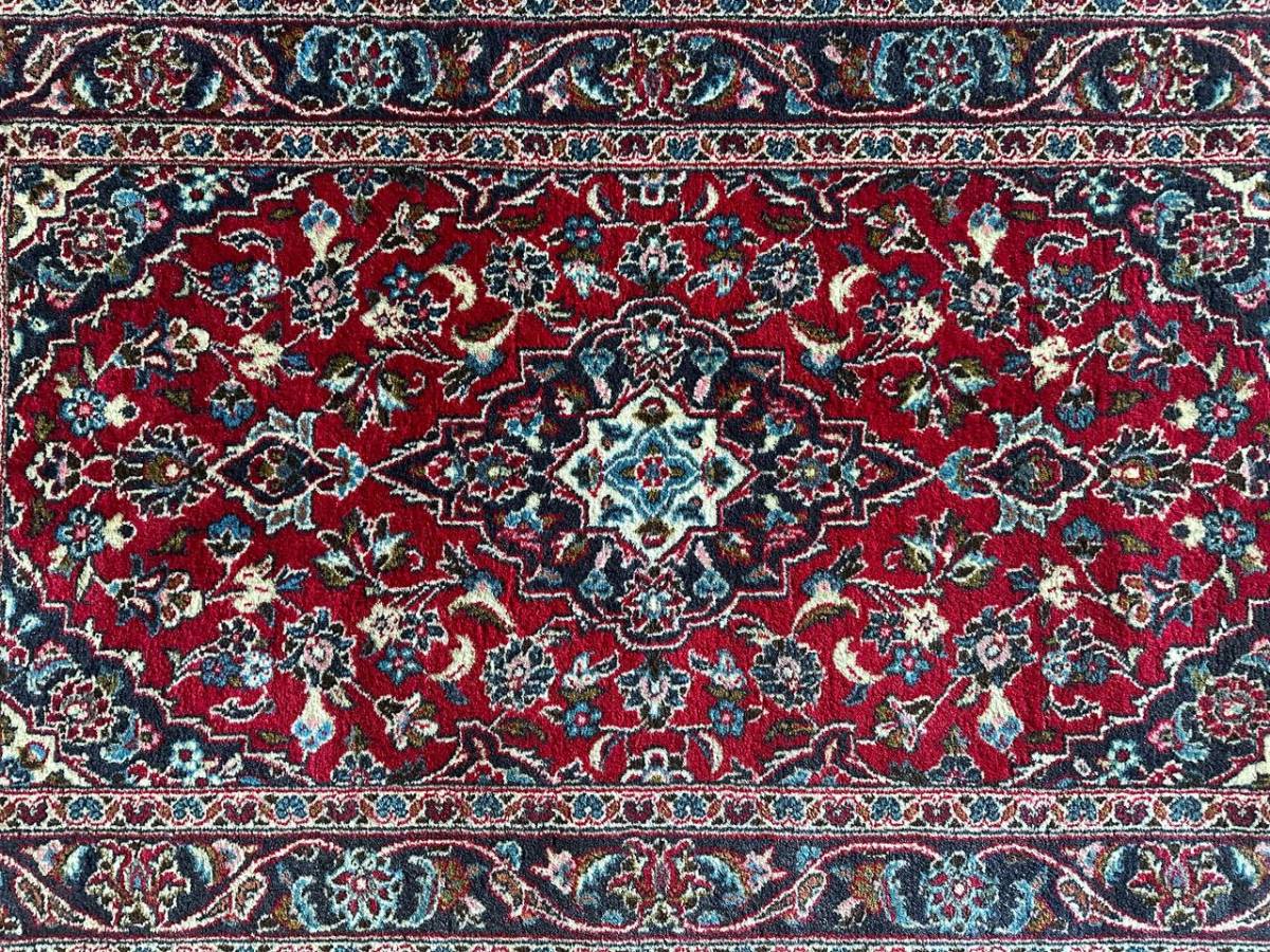 153×94】イラン☆カーシャン産ペルシャ絨毯・カーペット・ラグ 153×94】イラン☆カーシャン産ペルシャ絨毯・カーペット・ラグ