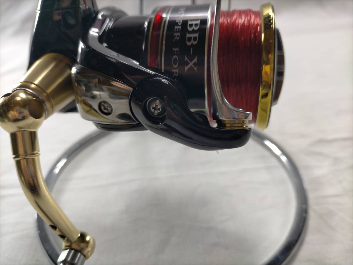 變麥シマノ 08 BB-X ハイパーフォース Mg C3000DHG 【右】 SHIMANO HYPERFORCE スピニングリール レバーブレーキ 02292 2507_画像3