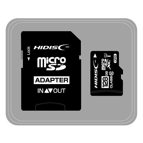 HIDISC магнитный изучение место micro SDXC 128GB CLASS10 UHS-I HDMCSDH128GCL10DS micro SD карта 