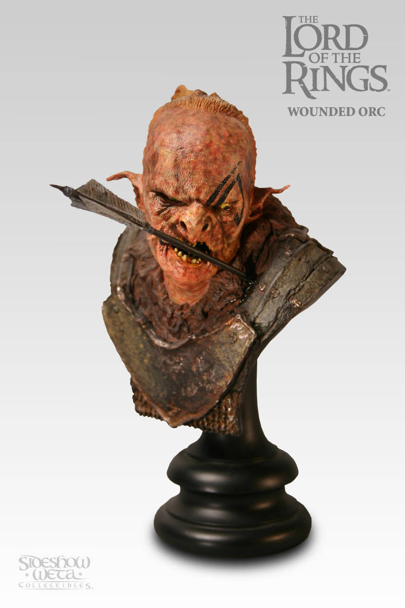 【絶版】サイドショウ　ロードオブザリング　WOUNDED Orc BUST スタチュー完成品　THE LORD of the RINGS 検】　竹谷隆之_画像1