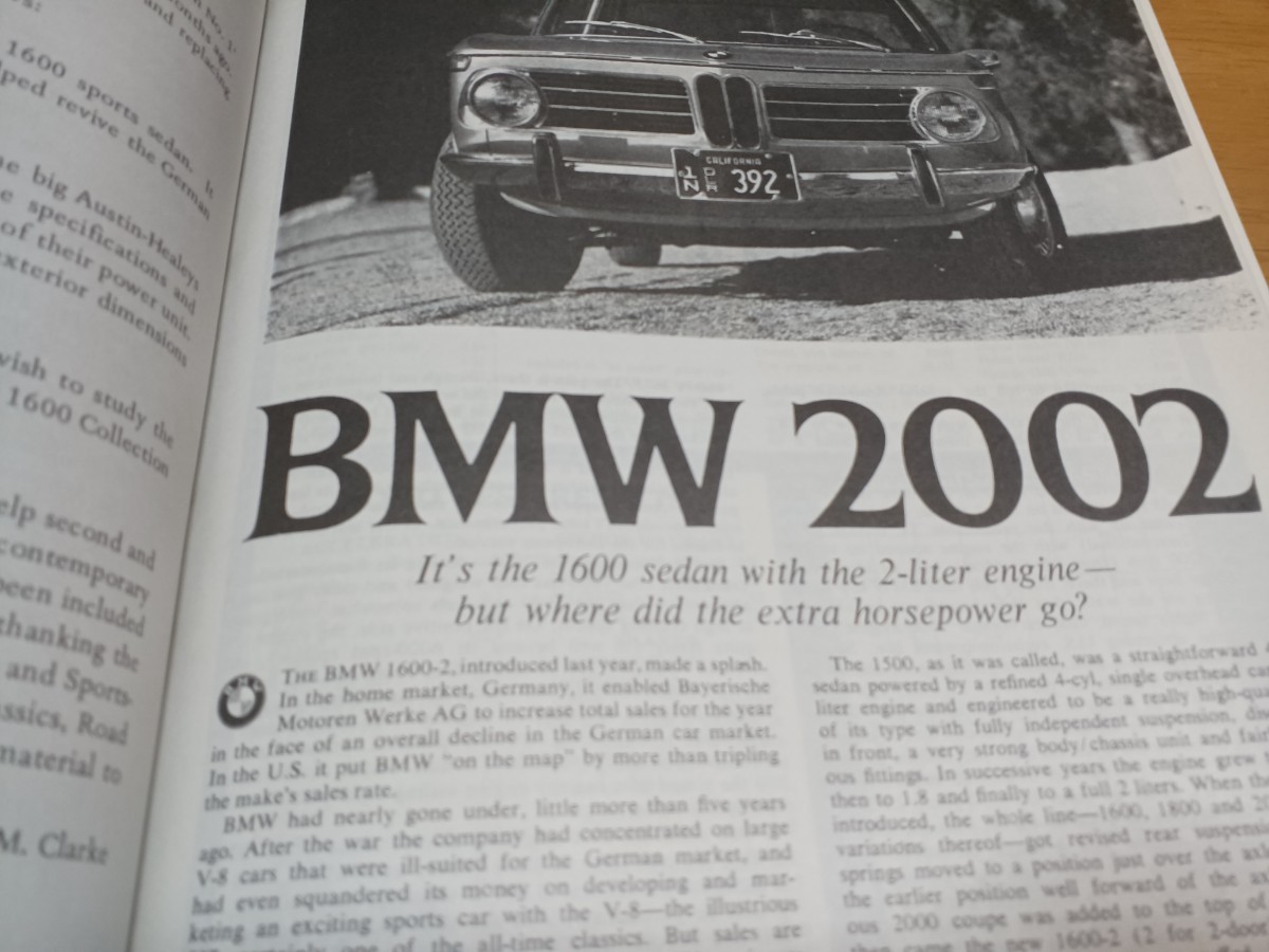 ■希少/美品/即決送料無料■BMW2002Tii/Turbo等1968-1976ロードテスト アップデート インプレッション ヒストリー テクニカルデータManual