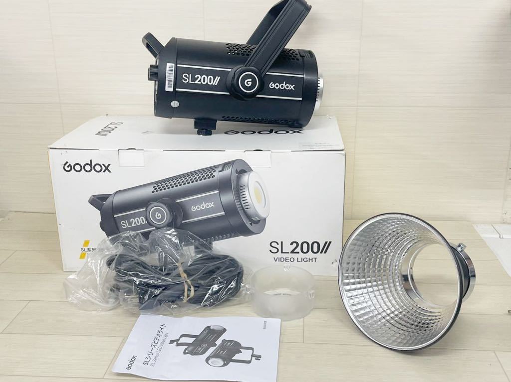 [ML8830]動作品！【GODOX】SL200Ⅱ SLシリーズLEDビデオライト　状態良　撮影ライト_画像1