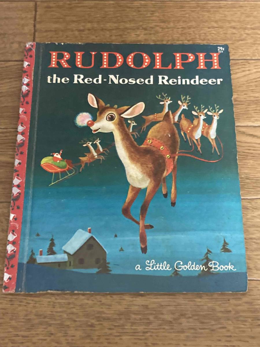 Rudolph the Red-Nosed Reindeer　Little Golden Book　赤鼻のトナカイ　洋書　絵本
