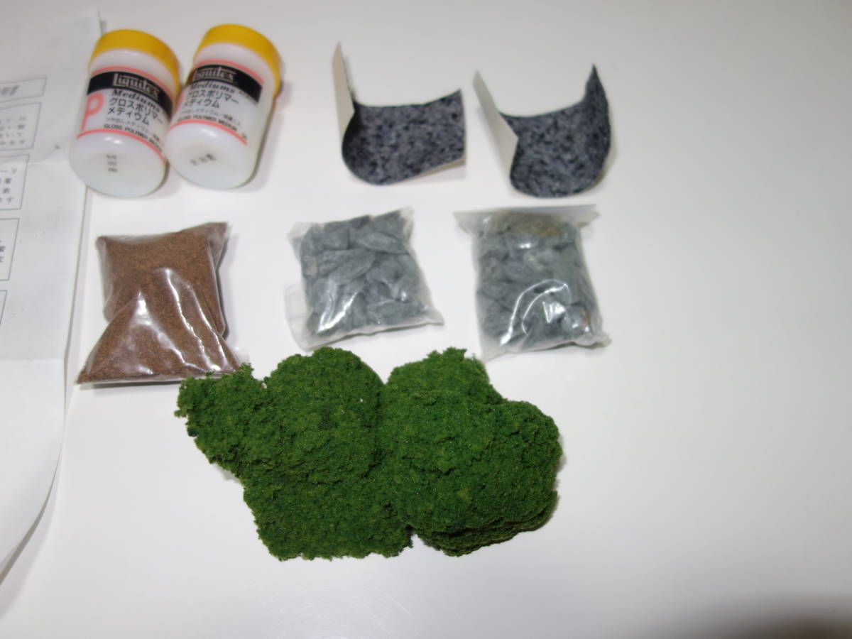 Diorama Display Kit foundation tool set [ geo llama kit ] gloss polymer metium gravel powder 