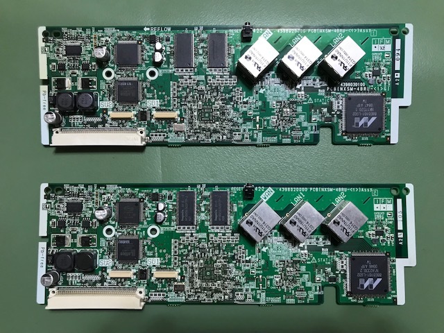 保守用在庫品です(^▽^)/ NTT NXSM-4BRU-(1) ユニット２枚セット！ 【NU-1003】_画像1