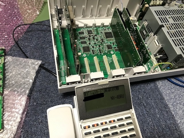 保守用在庫品です(^▽^)/ NTT NXSM-4BRU-(1) ユニット２枚セット！ 【NU-1003】_画像4