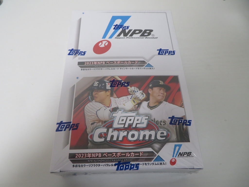 定価15840円【未開封・シュリンク付き】topps npb chrome 2023 1BOX　山本由伸 村上宗隆 佐々木朗希 大谷翔平 イチロー 松井秀喜 他_画像1