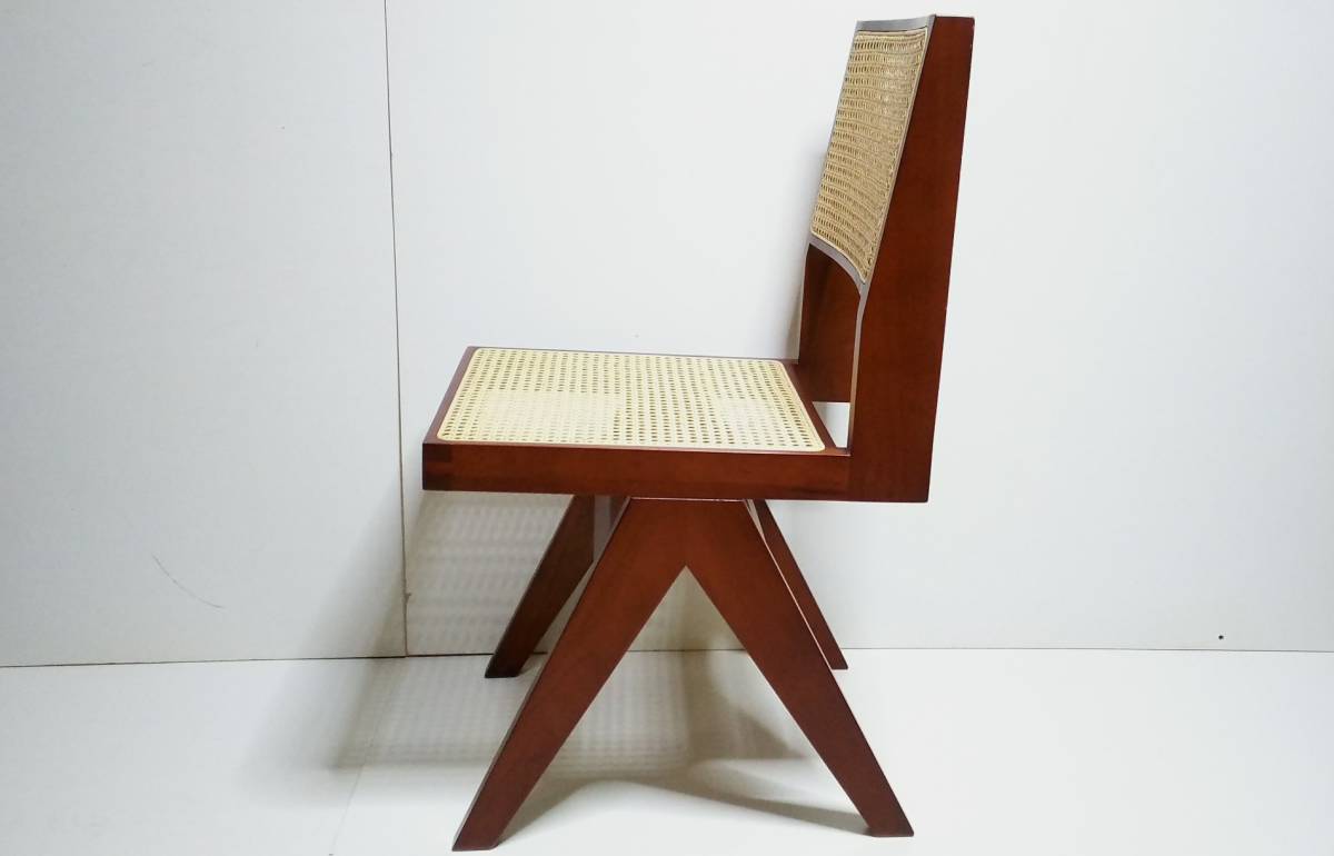 ピエール・ジャンヌレ PH25 ダイニングチェア Pierre Jeanneret アームレスチェア リプロダクト 名作椅子 直接引取り可 23124_画像8