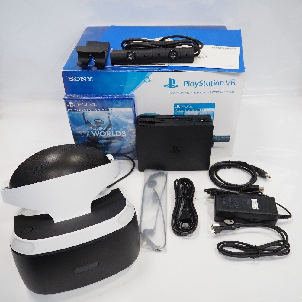 Th950571 ソニー ゲーム周辺機器 プレイステーション VR PlayStationVR WORLDS 同梱版 CUHJ-16006 CUH-ZVR2 sony 未使用