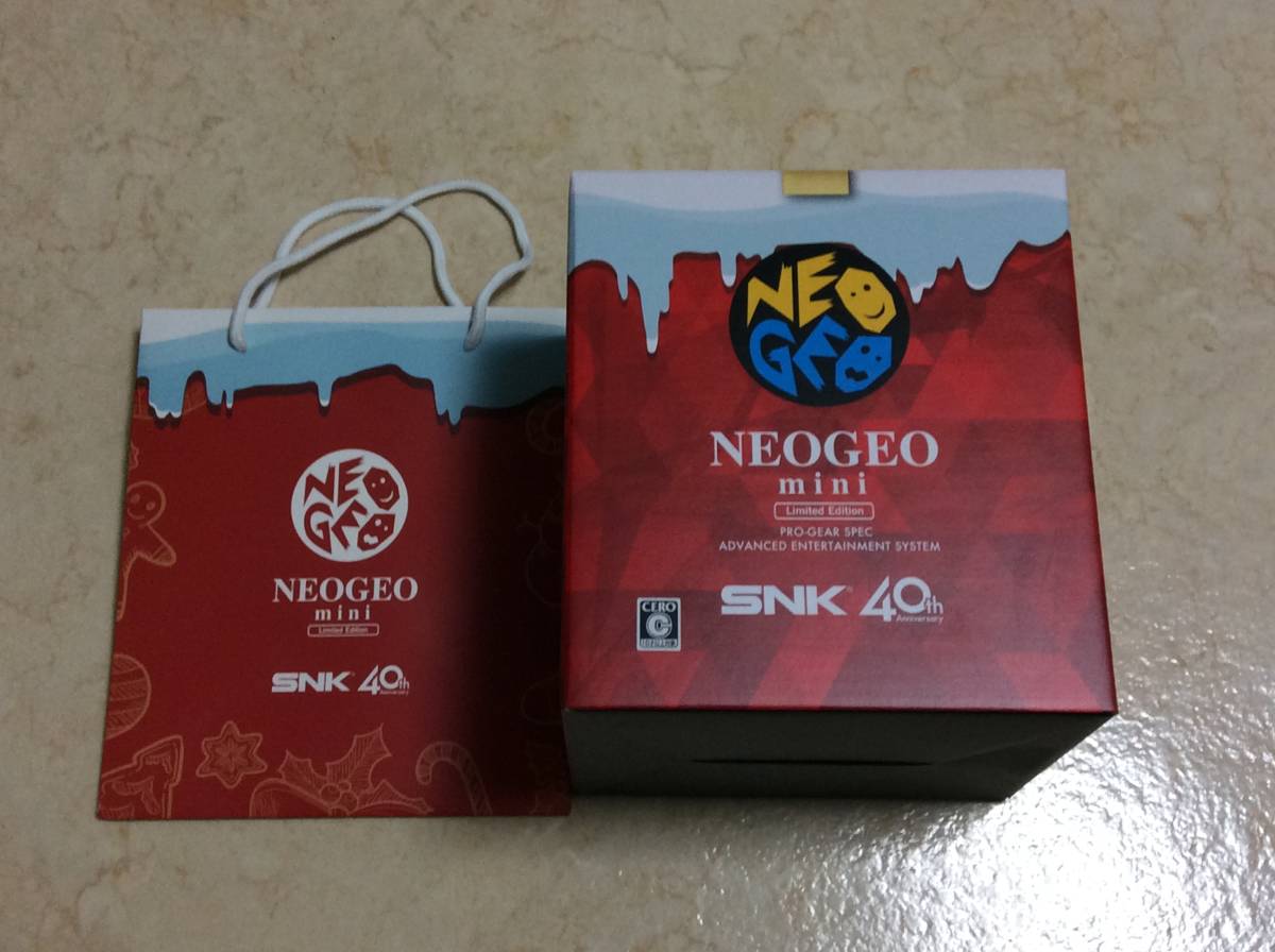 新品NEOGEO mini Christmas Limited Edition ネオジオミニ クリスマス限定版 15000台限定