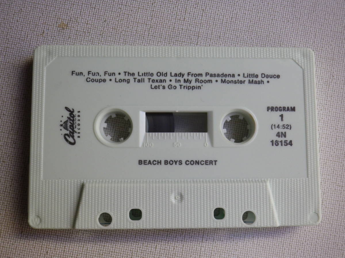 ◆カセット◆ビーチボーイズ　BEACH BOYS CONCERT 輸入版　 中古カセットテープ多数出品中！_画像5