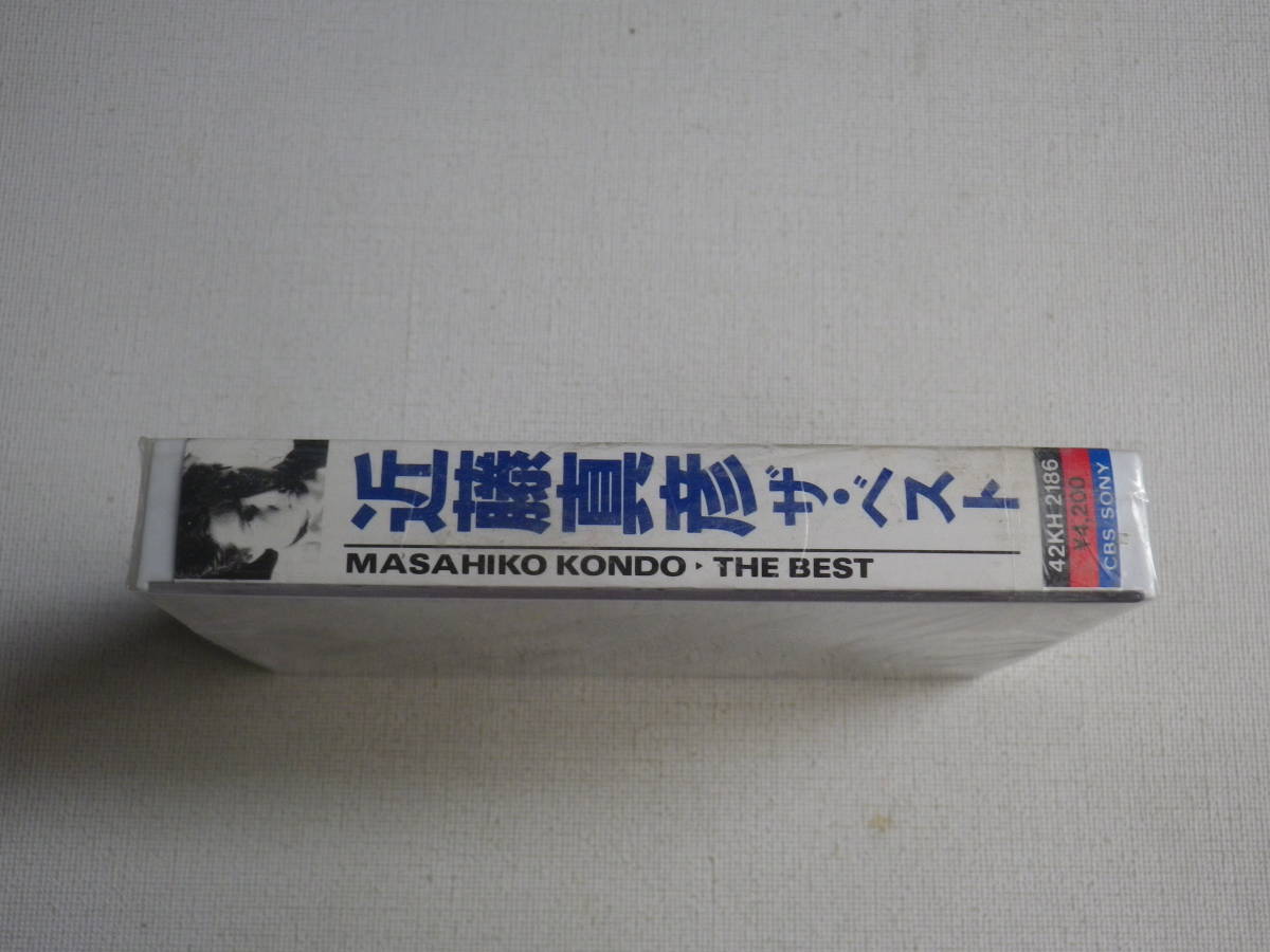 ●未開封カセットテープ　見本盤　近藤真彦　ザ・ベスト　THE BEST 　未使用品_画像4