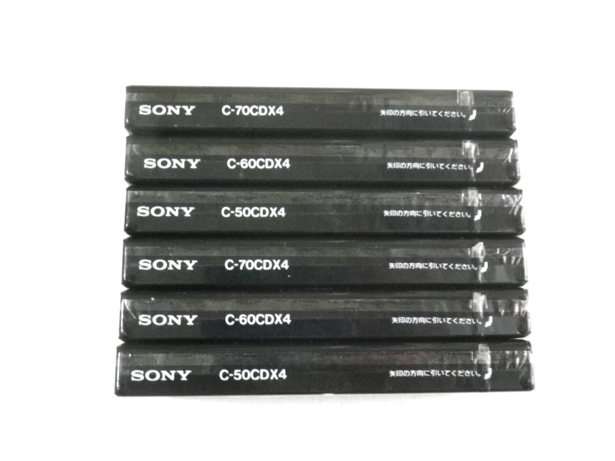 ●未開封カセットテープ　SONY メタルポジション　６本セット　CDix IV METAL 50×２本,60×2本,70×2本　未使用品_画像4