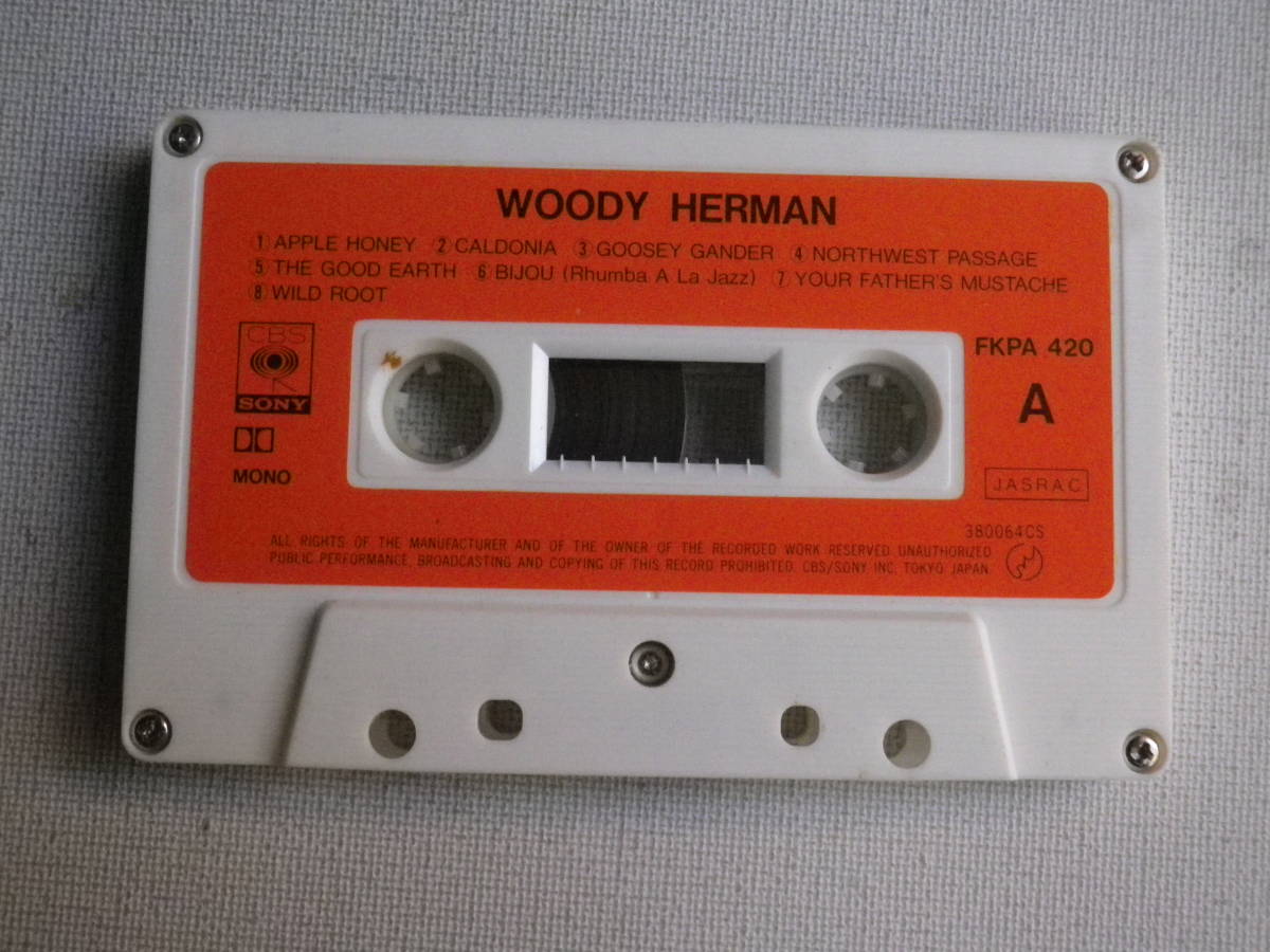 ◆カセット◆WOODY HERMAN　ウッディーハーマン　ジャズ　JAZZ　中古カセットテープ多数出品中！_画像5