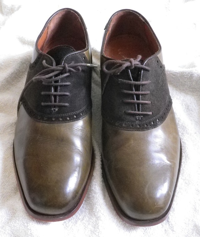 ●Brooks Brothers　ブルックスブラザーズ　サドルシューズ　Florsheim by Duckie Brown　メンズ　８　箱なし