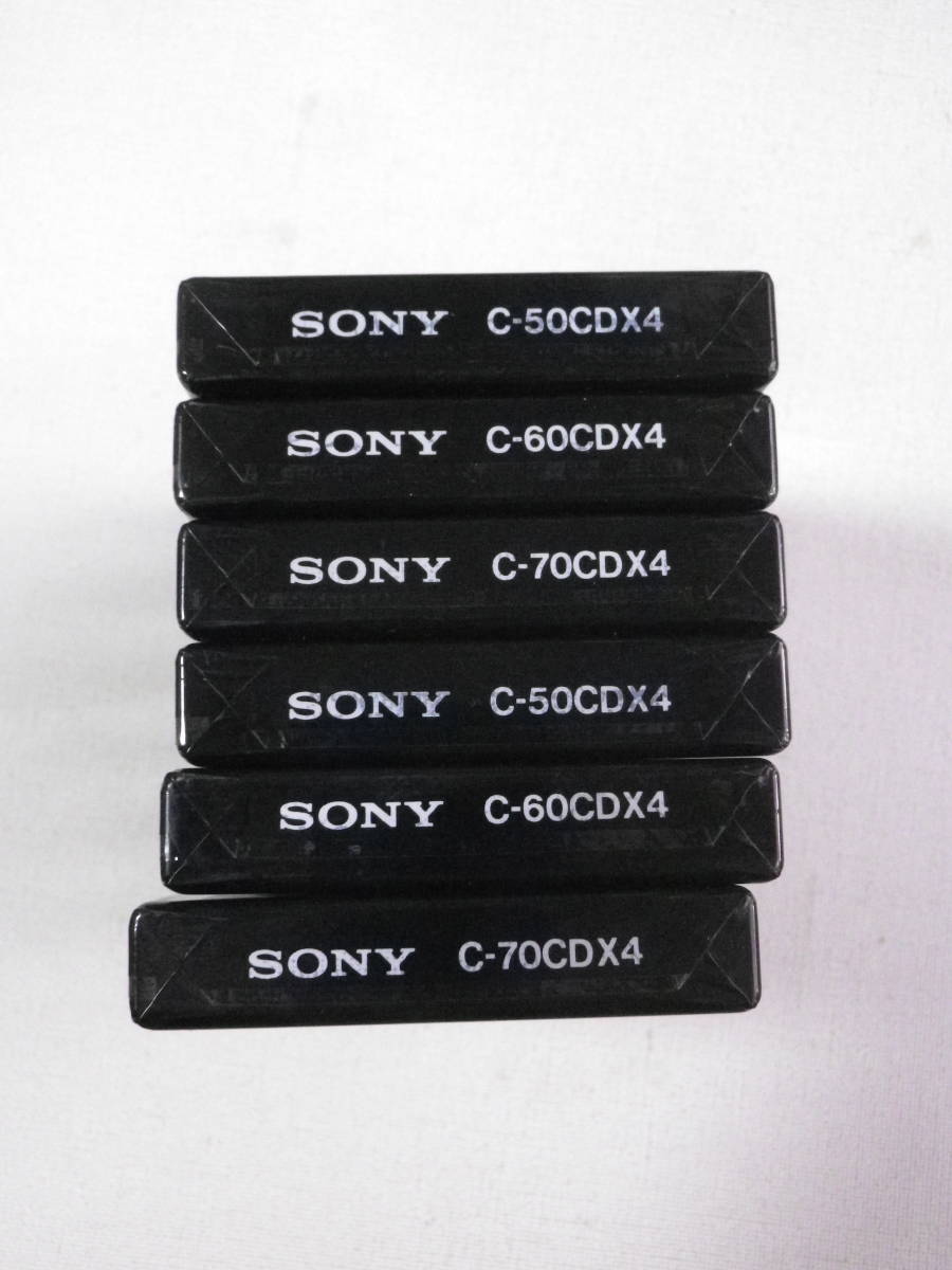 ●未開封カセットテープ　SONY メタルポジション　６本セット　CDix IV METAL 50×２本,60×2本,70×2本　未使用品_画像5