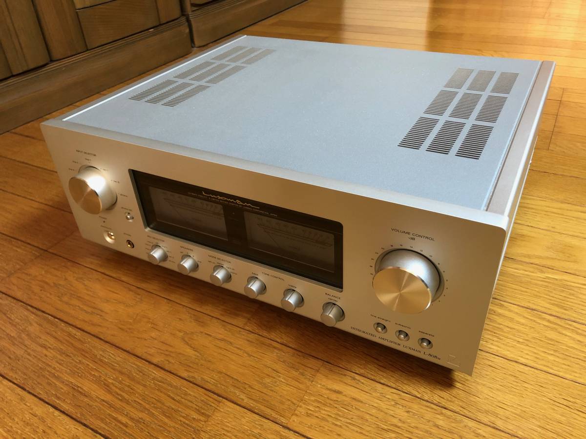     原文:【状態良好】LUXMAN プリメインアンプ L-505u　◆取扱説明書有り　ラックスマン