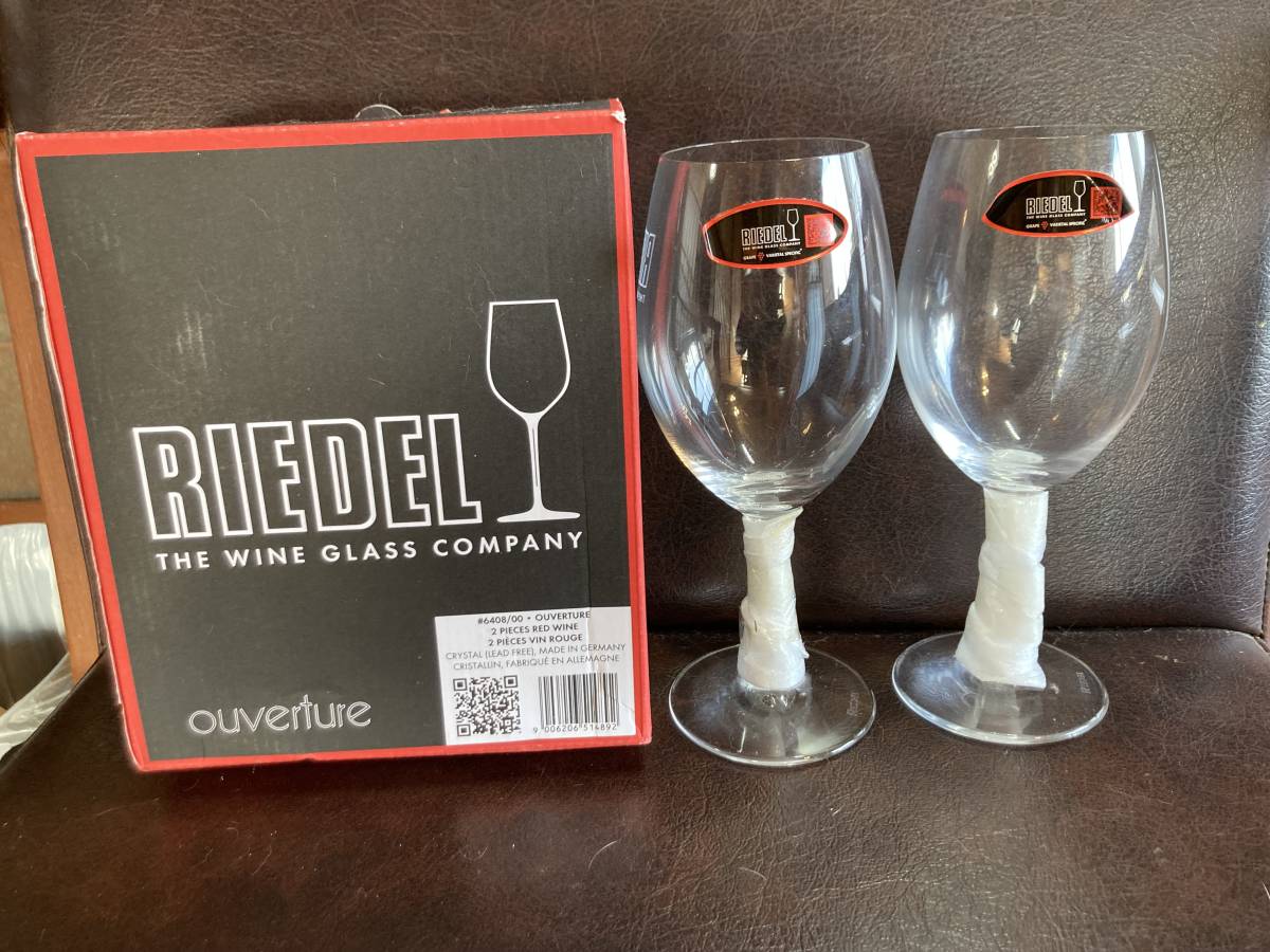 ◎希少美品　B326 RIEDEL リーデル 赤ワイングラス ペアセット オヴァチュア レッドワイン 350ml 6408/00（同梱OK)_画像1