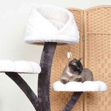  нежный кошка tree башня для кошки climbing рама .... стойка лен . трос кошка много голова .. современный подушка точить коготь 