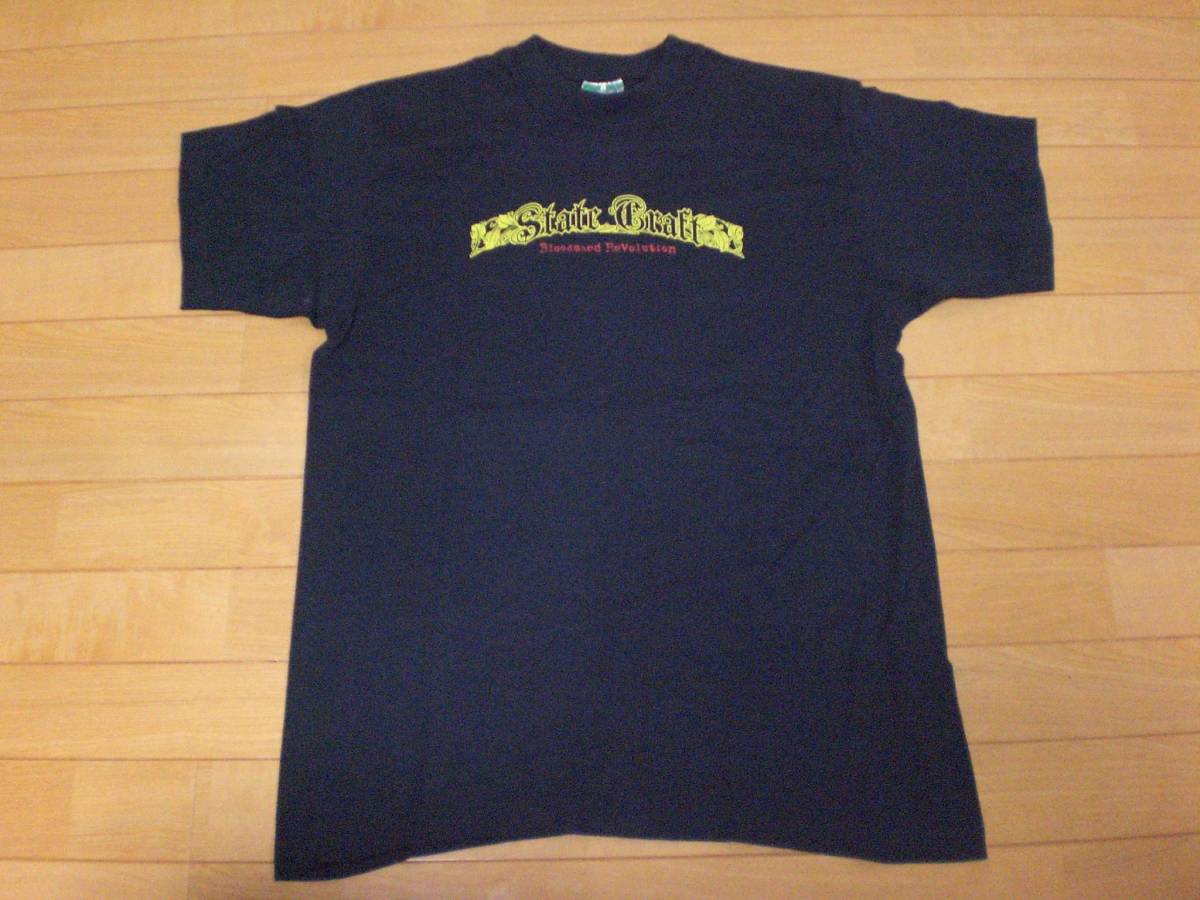 当時物 90s STATE CRAFT ステイトクラフト Tシャツ GOODLIFE RECORDINGS LOYAL TO THE GRAVE NUMB LIAR CONGRESS REPRISAL ARKANGEL_画像1