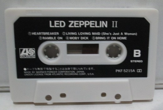 国内カセット レッド・ツェッペリン／LED ZEPPELIN 「セカンド／Ⅱ」歌詞カード欠品_画像7