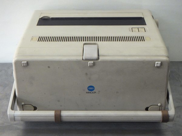[MINOLTA] Minolta word-processor MWP90S electrification OK Showa Retro consumer electronics antique used [ Junk ]