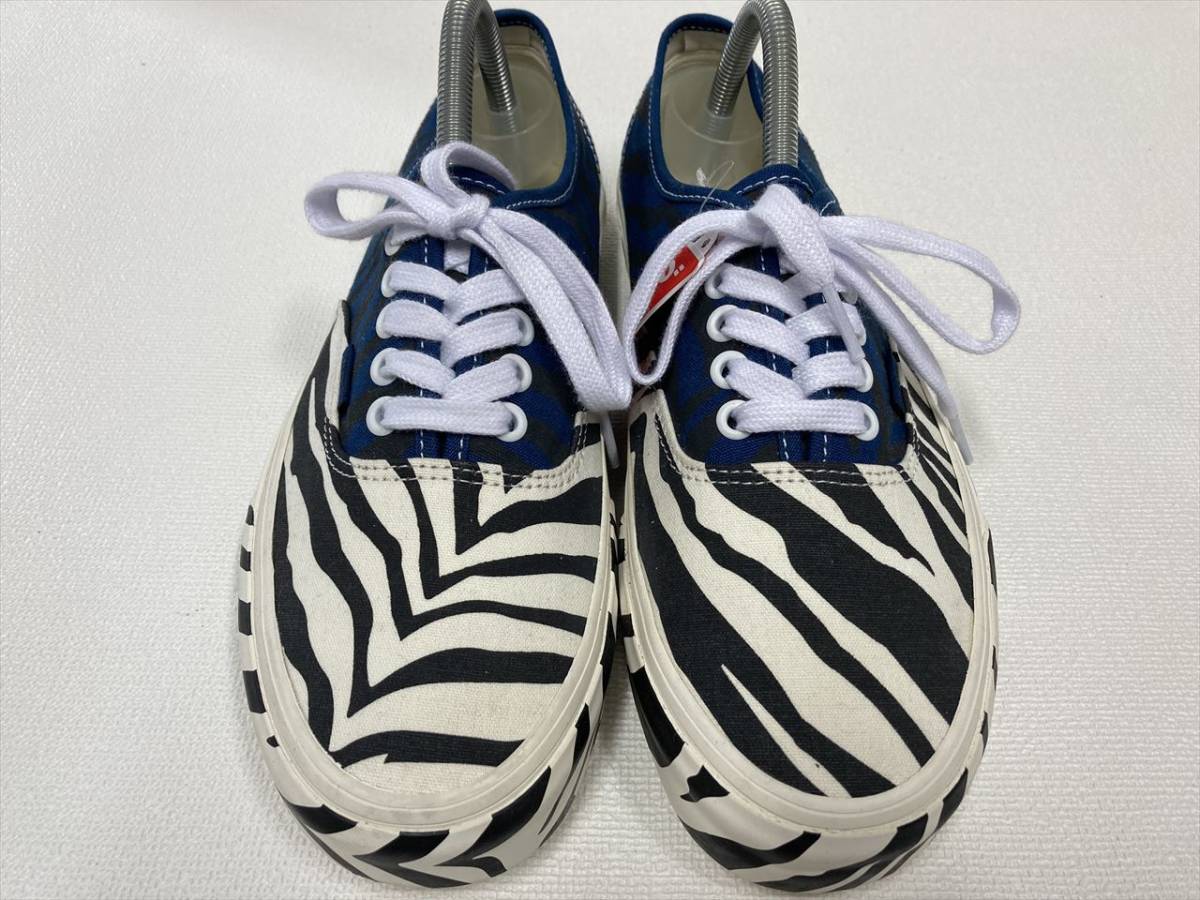 激レア!! VANS オーセンティック 白x黒x青 ゼブラ US7 (25cm) クレヨラ アメリカ企画限定!! バンズ Authentic_画像4