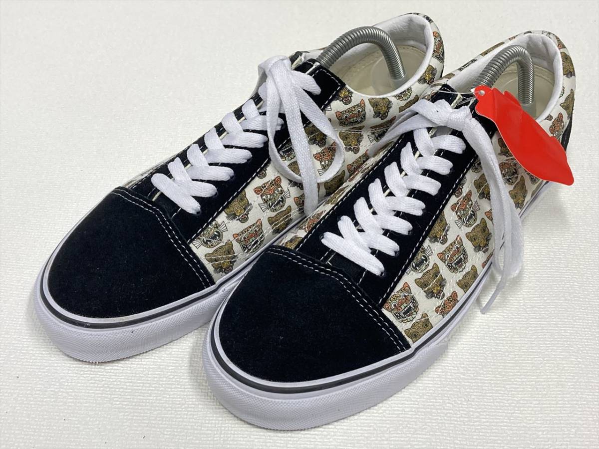 激レア!! VANS OLD SKOOL 黒 スエード 生成り 虎?? US10 (28cm) オールドスクール バンズ アメリカ企画限定!!