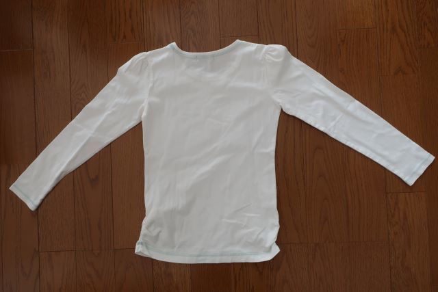 ポンポネット　pom ponette　長袖Tシャツ　Mサイズ(150) ホワイト系_画像2