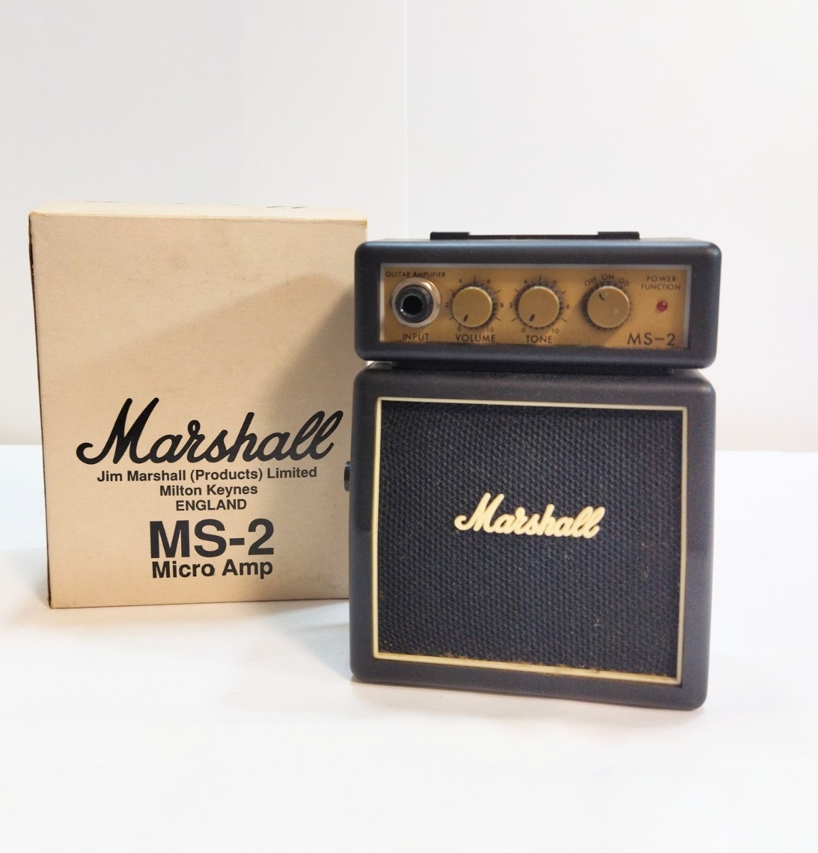 【Marshall】マーシャル　ギター　ミニアンプ　MS-2 Micro Amp 003JGHU33_画像1