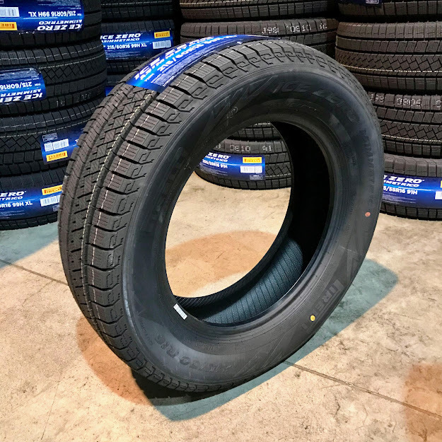 保管袋付 (AW007.7) 送料無料[4本セット] PIRELLI ICE ZERO ASIMMETRICO　205/60R16 96H XL 2022年製造 室内保管 スタッドレス 205/60/16._画像3