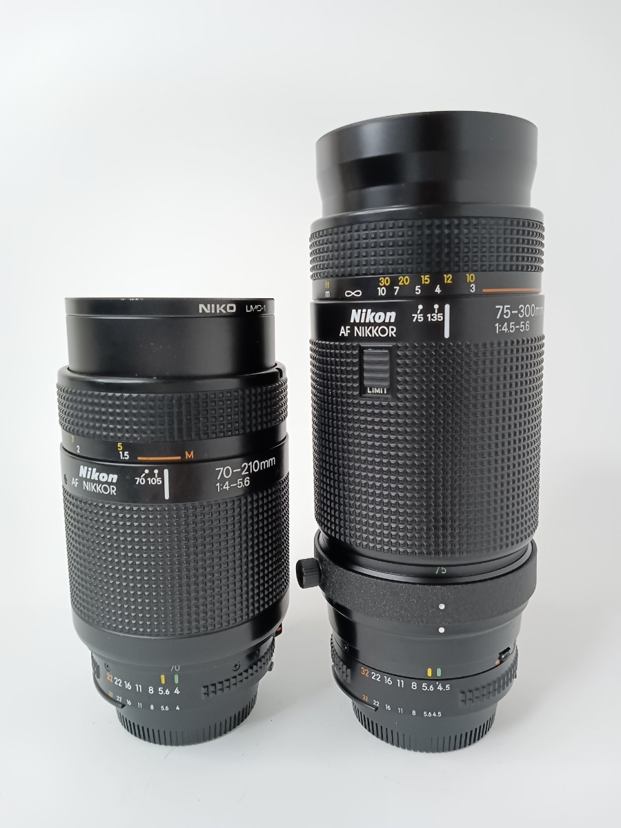 Nikon ニコン AF NIKKOR 70-210mm f/4-5.6 AF NIKKOR 75-300mm f/4.5-5.6　小79_画像4