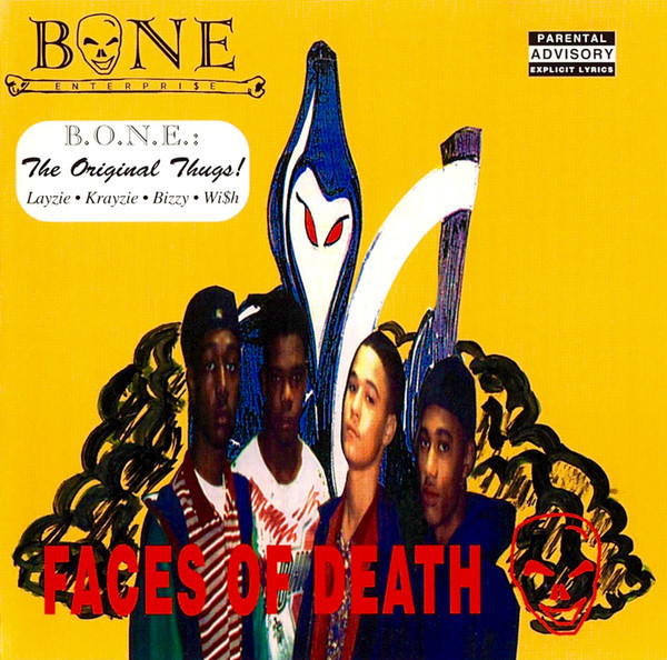 【G-RAP】B.O.N.E. ENTERPRI$E / Faces Of Death １９９５ Cleveland, OH【GANGSTA RAP】処女作 ボンサグ前身_画像1