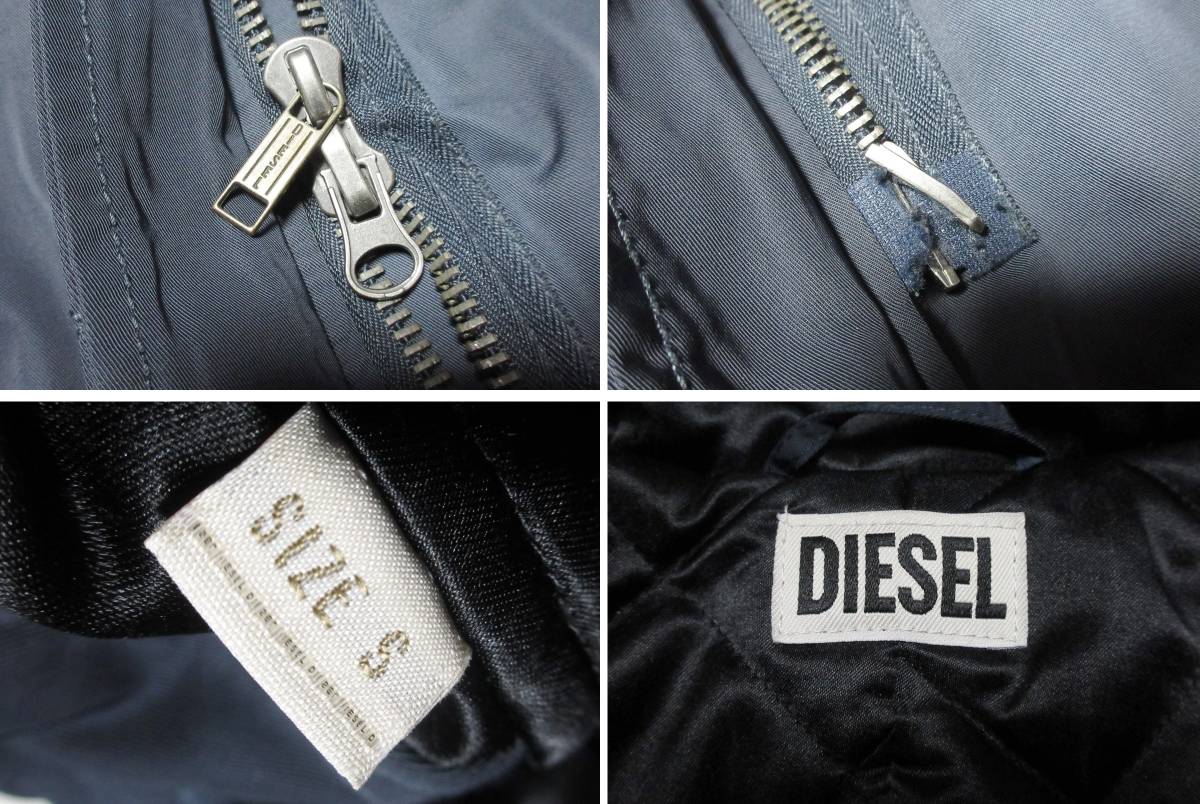 ディーゼル DIESEL フェイクファー 中綿 モッズコート ミリタリーコート 難有り_画像7