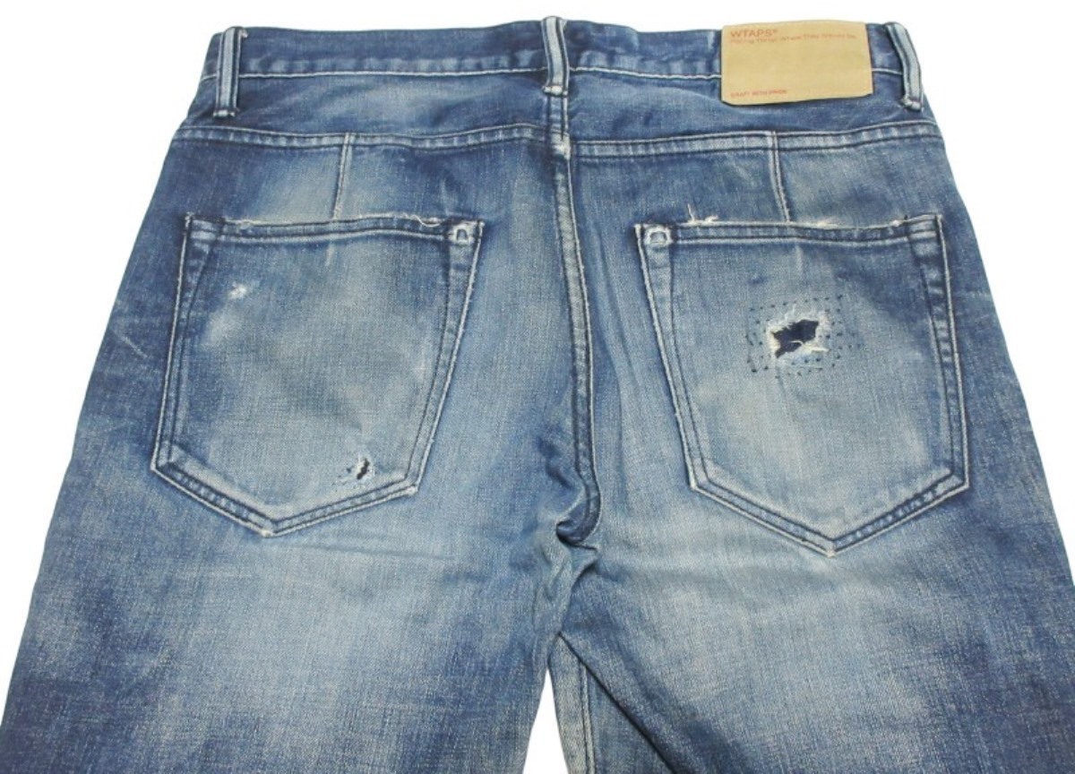 ダブルタップス WTAPS BLUES.VERY SKINNY.TRASH デニムパンツ ジーンズ LIFIST 132GWDT-PTM05の画像9