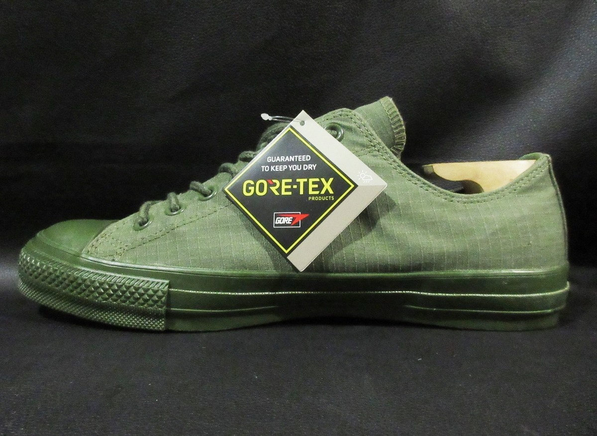 未使用タグ付き 定価17600円 コンバース CONVERSE オールスター ゴアテックス ALL STAR 100 GORE-TEX SIDELOGO MN OX スニーカー 31303620_画像2