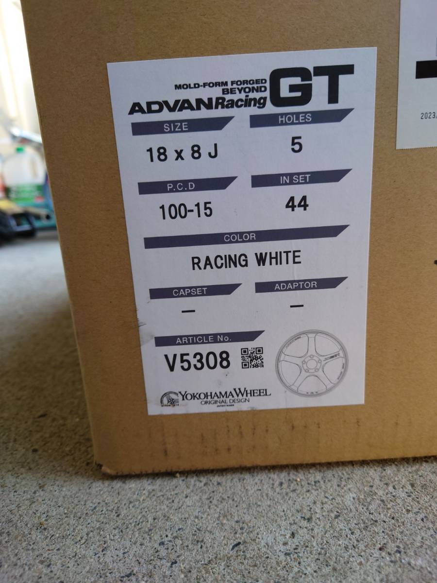 送料無料　走行少　１本のみ　YOKOHAMA　ADVAN Racing GT　BEYOND　アドバンレーシングGT　ビヨンド　18×8J　100-5穴　インセット44　86等_画像9
